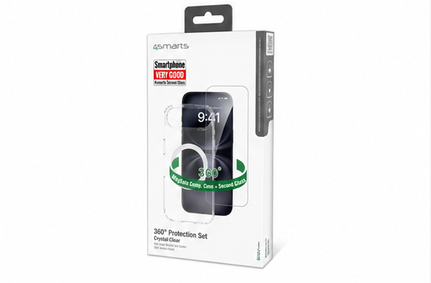 4smarts 360° Premium Protection Set für Apple iPhone Air – MagSafe Hülle & Panzerglas 9H