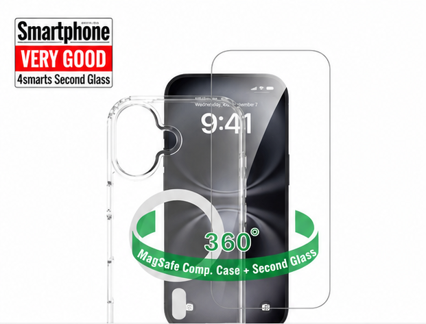 4smarts 360° Premium Protection Set für Apple iPhone 17 – MagSafe Hülle & Panzerglas
