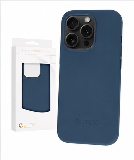anco Liquid Silicone Hülle für Apple iPhone 15 Pro – Silikon Handyhülle Soft Touch Stoßfest