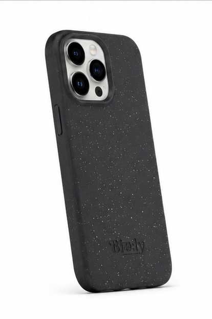 anco Bioly Case Apple iPhone 14 Pro Max Hülle Bio Handyhülle Schwarz