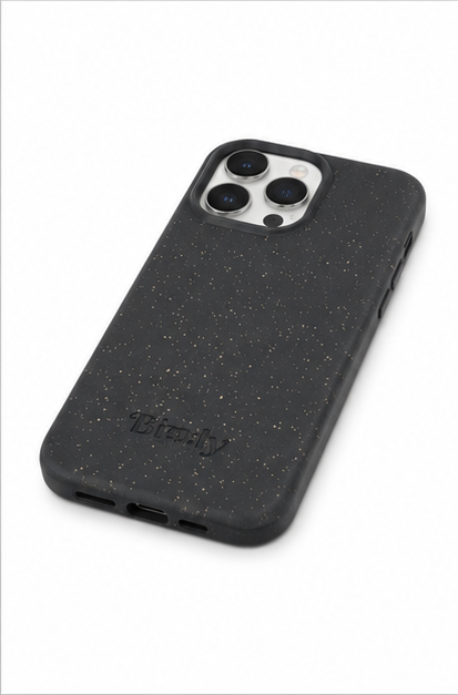 anco Bioly Case Apple iPhone 14 Pro Max Hülle Bio Handyhülle Schwarz