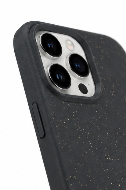 anco Bioly Case Apple iPhone 14 Pro Max Hülle Bio Handyhülle Schwarz