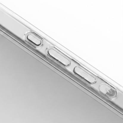 okkes® AIR TPU Hülle für Apple iPhone 17 Transparent – Ultradünnes Clear Case, Stoßfest & Kratzschutz