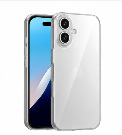 okkes® AIR TPU Hülle für Apple iPhone 17 Transparent – Ultradünnes Clear Case, Stoßfest & Kratzschutz
