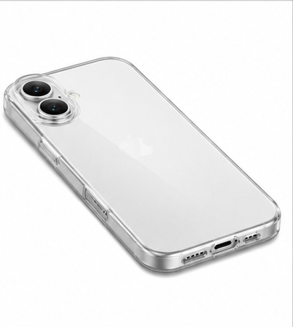 okkes® AIR TPU Hülle für Apple iPhone 17 Transparent – Ultradünnes Clear Case, Stoßfest & Kratzschutz