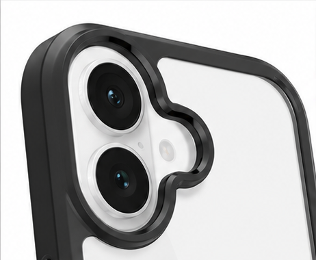 okkes® MagSafe Hülle für Apple iPhone 17 – Magnet Case, Slim Cover, Schwarz