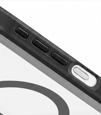 okkes® MagSafe Hülle für Apple iPhone 17 – Magnet Case, Slim Cover, Schwarz