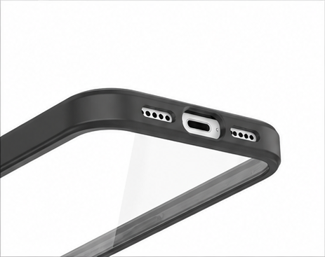 okkes® MagSafe Hülle für Apple iPhone 17 – Magnet Case, Slim Cover, Schwarz