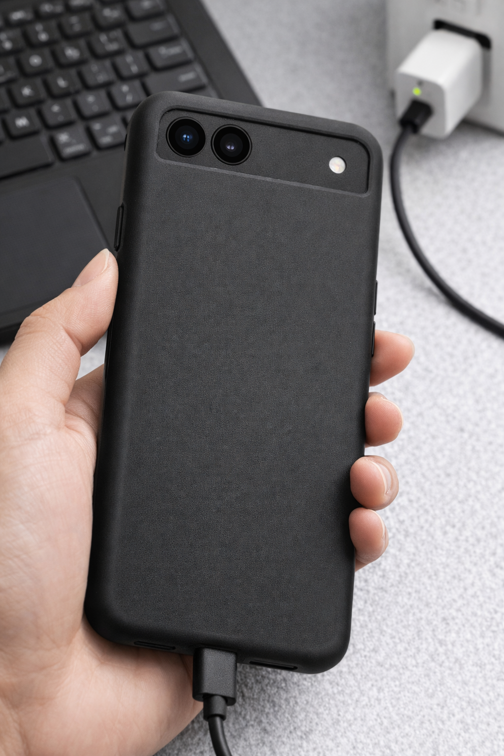 anco Dark Case für Google Pixel 8a – Schwarz