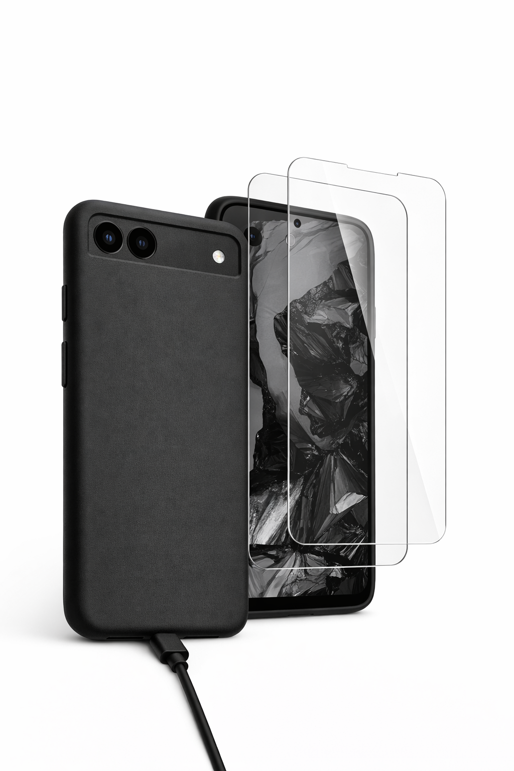 anco Dark Case für Google Pixel 8a – Schwarz