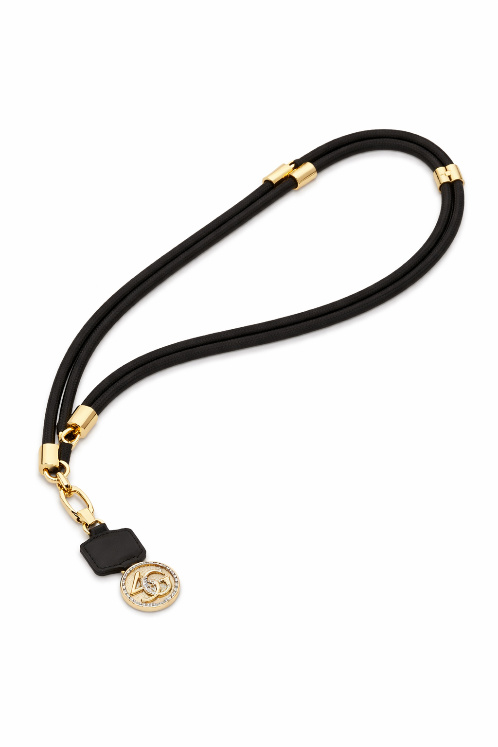Guess Cord Crossbody Strap 4G Charm | Handy Umhängeband Beige, Schwarz & Lila