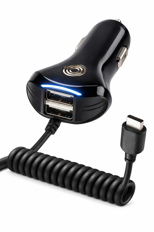 anco Autoladegerät 33W – USB-C & 2x USB-A KFZ Ladeadapter Schwarz