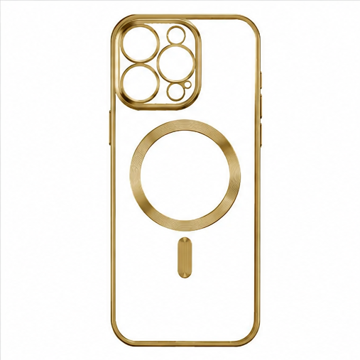 MagSafe Hülle für Apple iPhone 17 Pro Max Transparent Blau – Stoßfest Clear Case Magnetisch