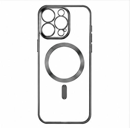 MagSafe Hülle für Apple iPhone 17 Pro Max Transparent Blau – Stoßfest Clear Case Magnetisch