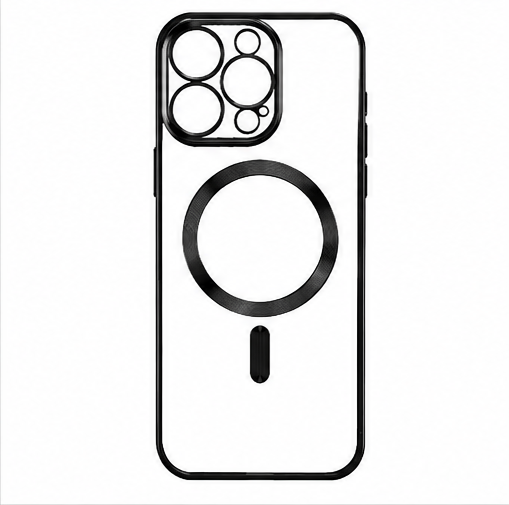 MagSafe Hülle für Apple iPhone 17 Pro Max Transparent Blau – Stoßfest Clear Case Magnetisch