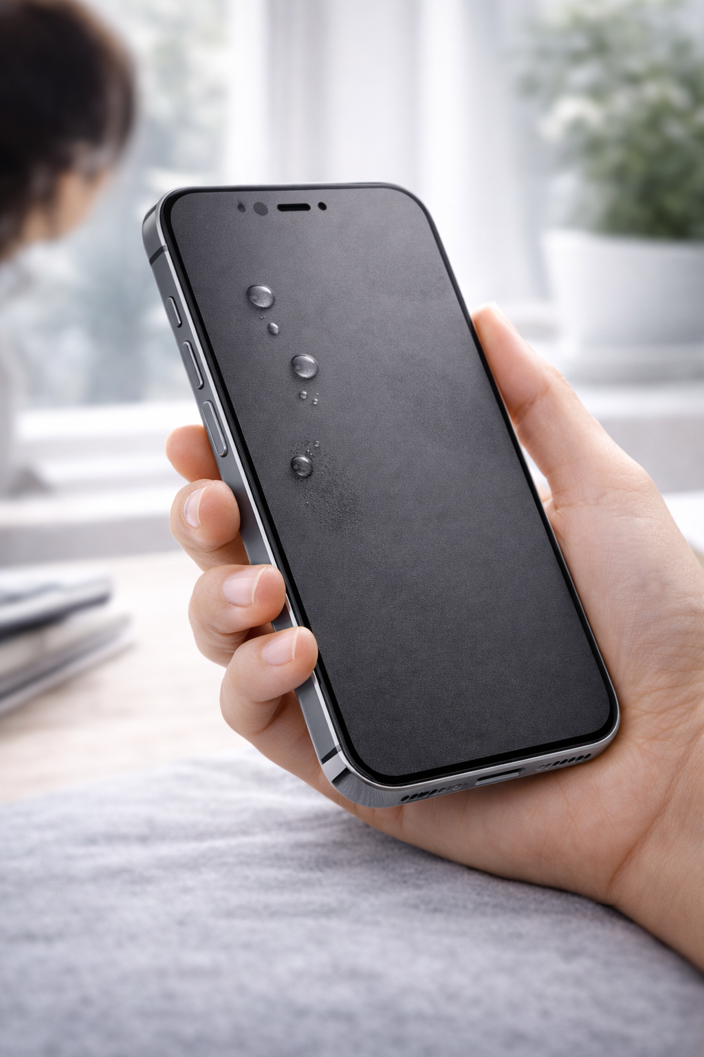 okkes 3D Matt Panzerglas für iPhone 16 Pro / 17 – Anti-Fingerprint