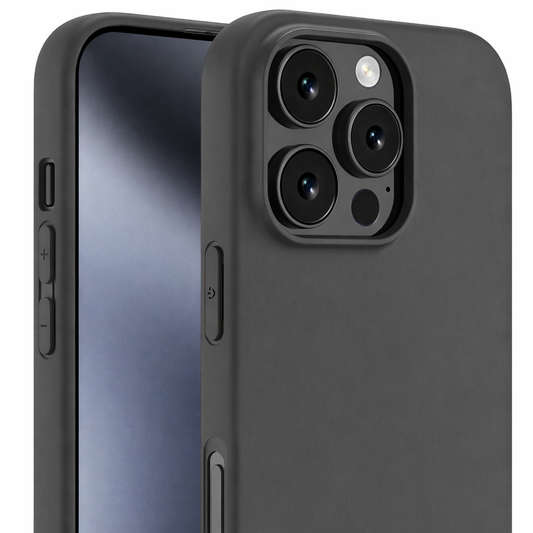 okkes Basic TPU Case für iPhone 16 Pro Max – Schwarz