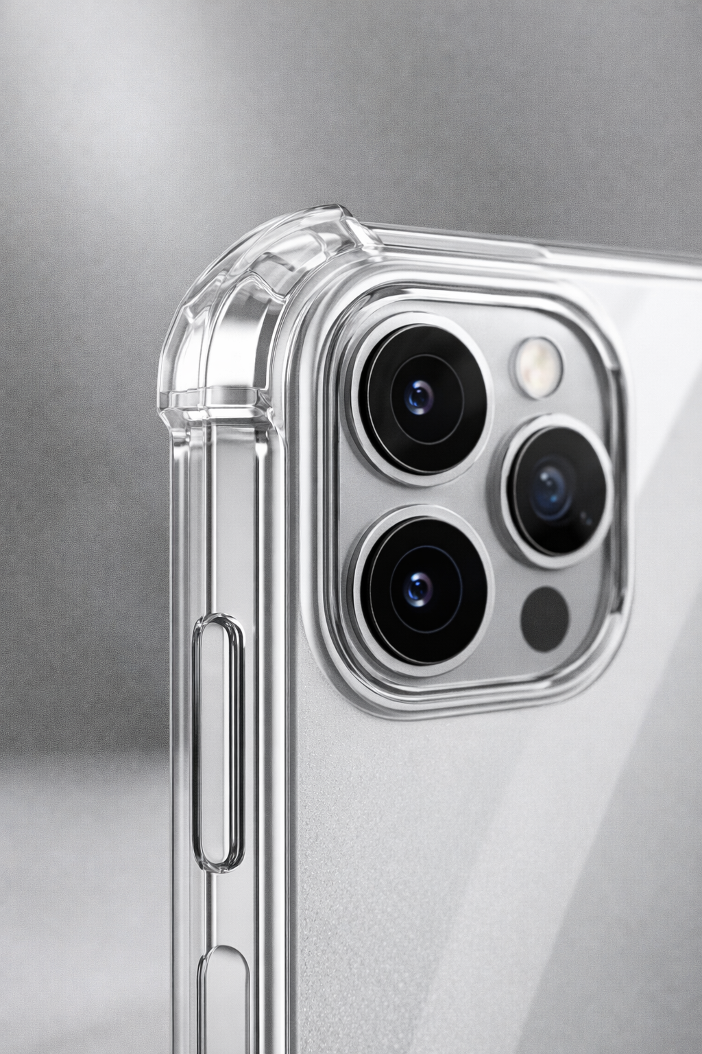 okkes® „JUMP PLUS“ Case für Apple iPhone 16 Pro – Klar & Extrem Robust