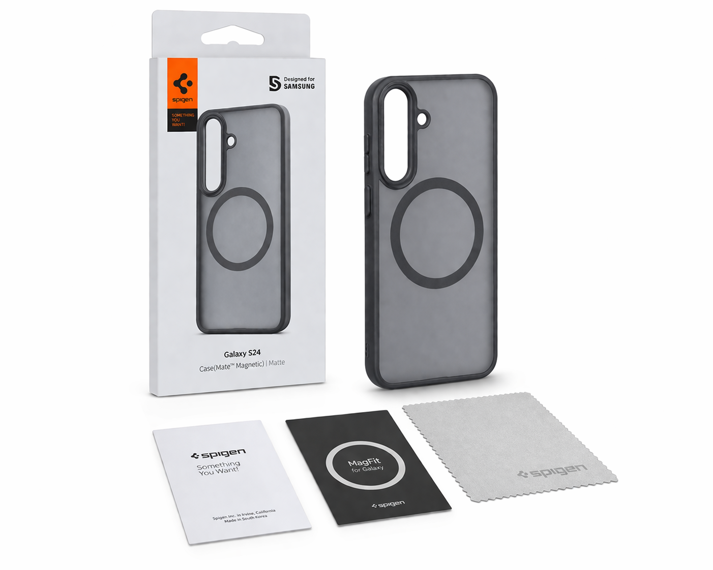 Spigen Capella Magnet Case Samsung Galaxy S26 – Qi2 Magnet | Frost Black