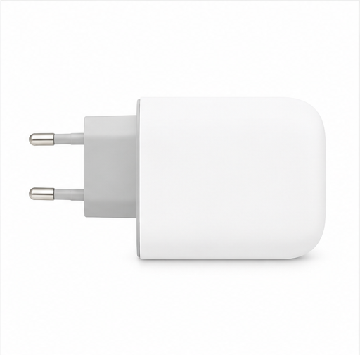 Google 67W Dual USB-C Schnellladegerät GaN für Pixel & iPhone – Original Netzteil Weiß