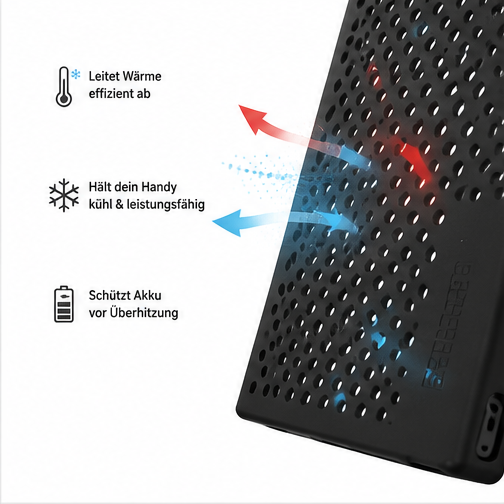 CARE Heat Beat Case für Samsung Galaxy S25 Ultra - Kühlende Schutzhülle aus recyceltem Material