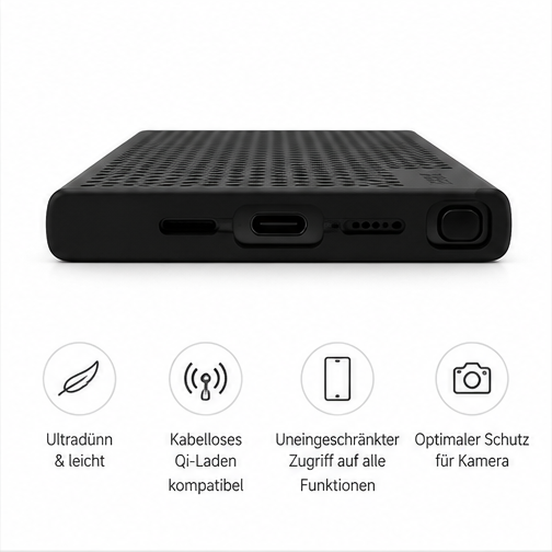 CARE Heat Beat Case für Samsung Galaxy S25 Ultra - Kühlende Schutzhülle aus recyceltem Material