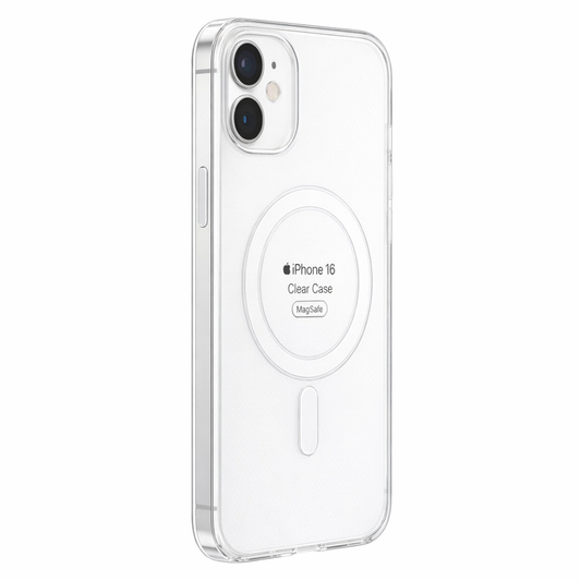 Apple Clear Case mit MagSafe für iPhone 16 – Transparent