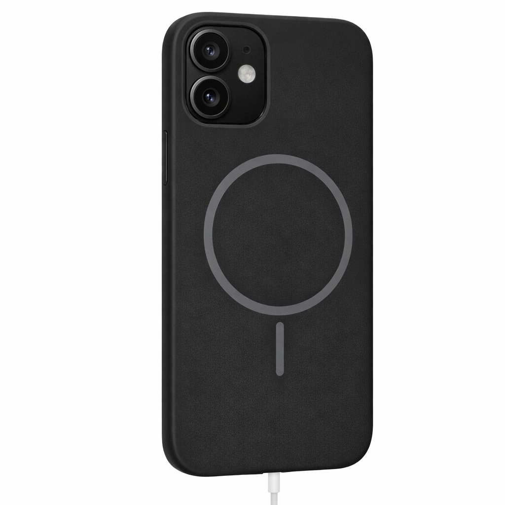 iPhone 16 MagSafe Silikon Hülle Schwarz – anco Magnet Case