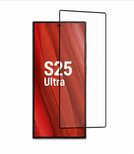 DISPLEX Premium Full Cover Panzerglas 10H für Samsung Galaxy S25 Ultra