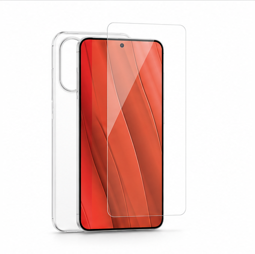 DISPLEX Real Glass und TPU Case für Samsung Galaxy S25 Edge