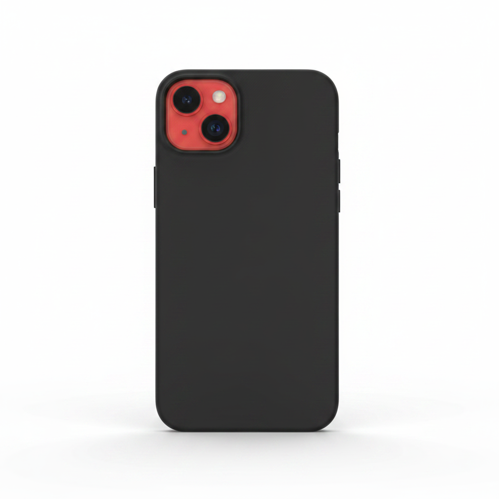 anco Dark Case matte schwarze TPU Schwarzes mattes Dark Case aus TPU für Apple iPhone 14 Plus