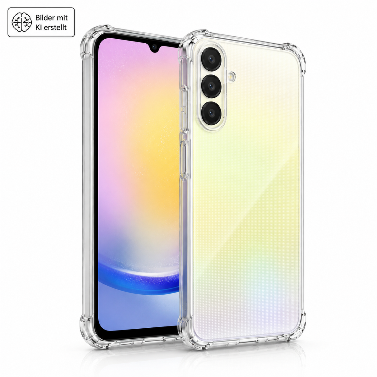 Designed for Samsung Clear Case für A256B Samsung Galaxy A25 - transparent