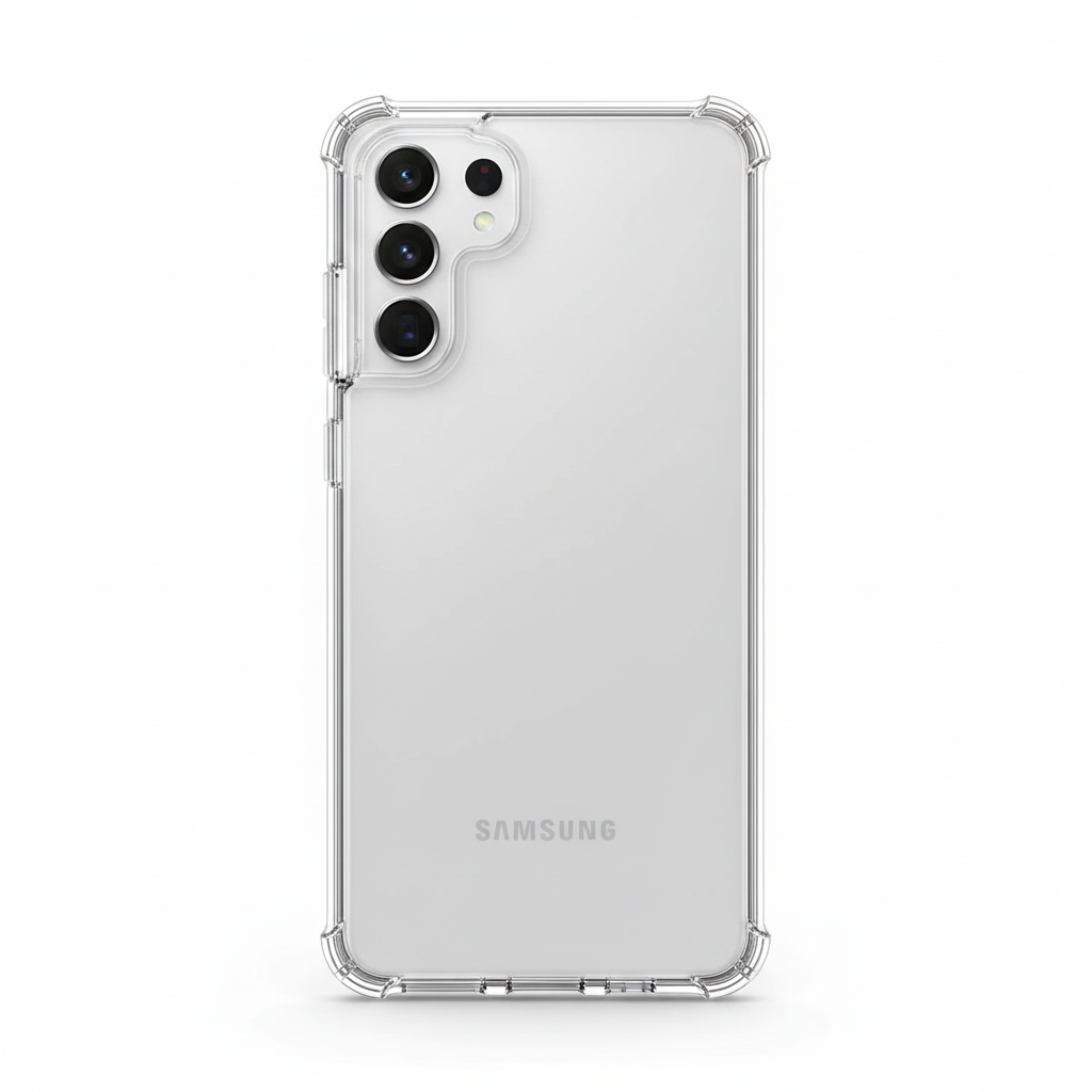 Designed for Samsung Clear Case mit Tempered Glass für Samsung Galaxy S26+ transparent