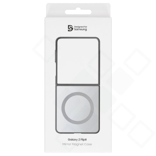 Designed for Samsung Mirror Magnet Case für F776B Samsung Galaxy Z Flip8 - silver