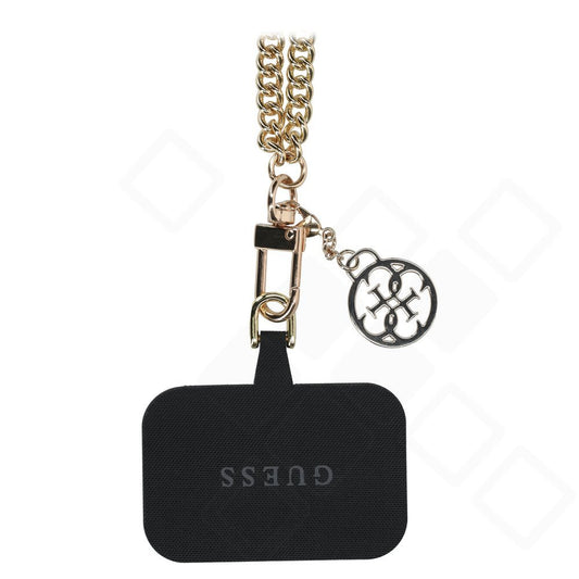 Guess Crossbody Strap PU 4G Chain - gold / beige