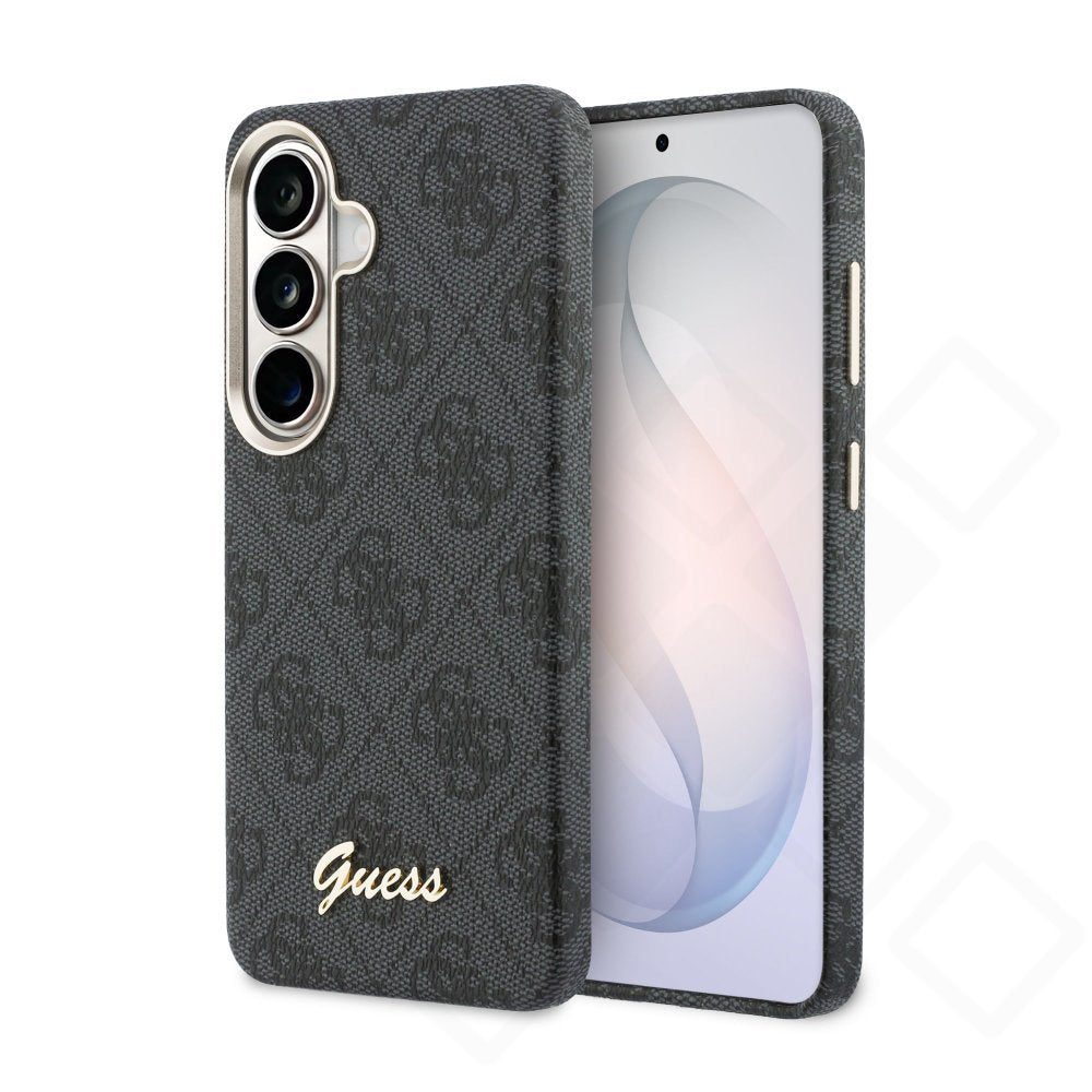 Guess PU 4G Leather Case für Samsung Galaxy S26 – Schwarz