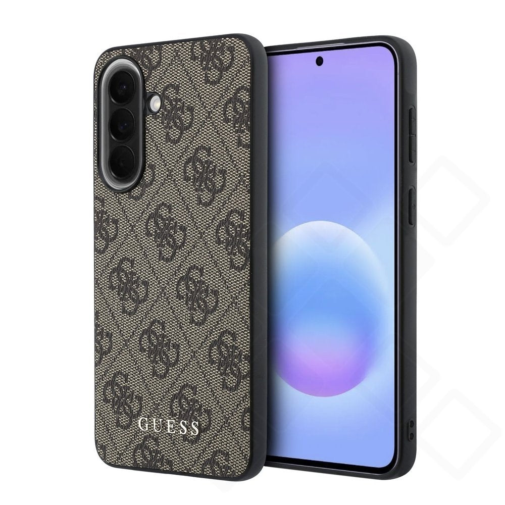 Guess PU 4G Metal Logo Case für A576B Samsung Galaxy A57 5G - brown
