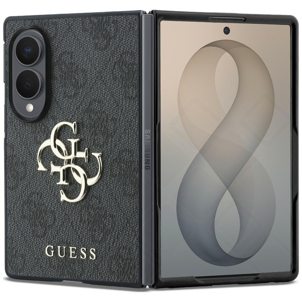 Guess PU 4G Metal Logo Case für F971B Samsung Galaxy Z Fold8 - grey