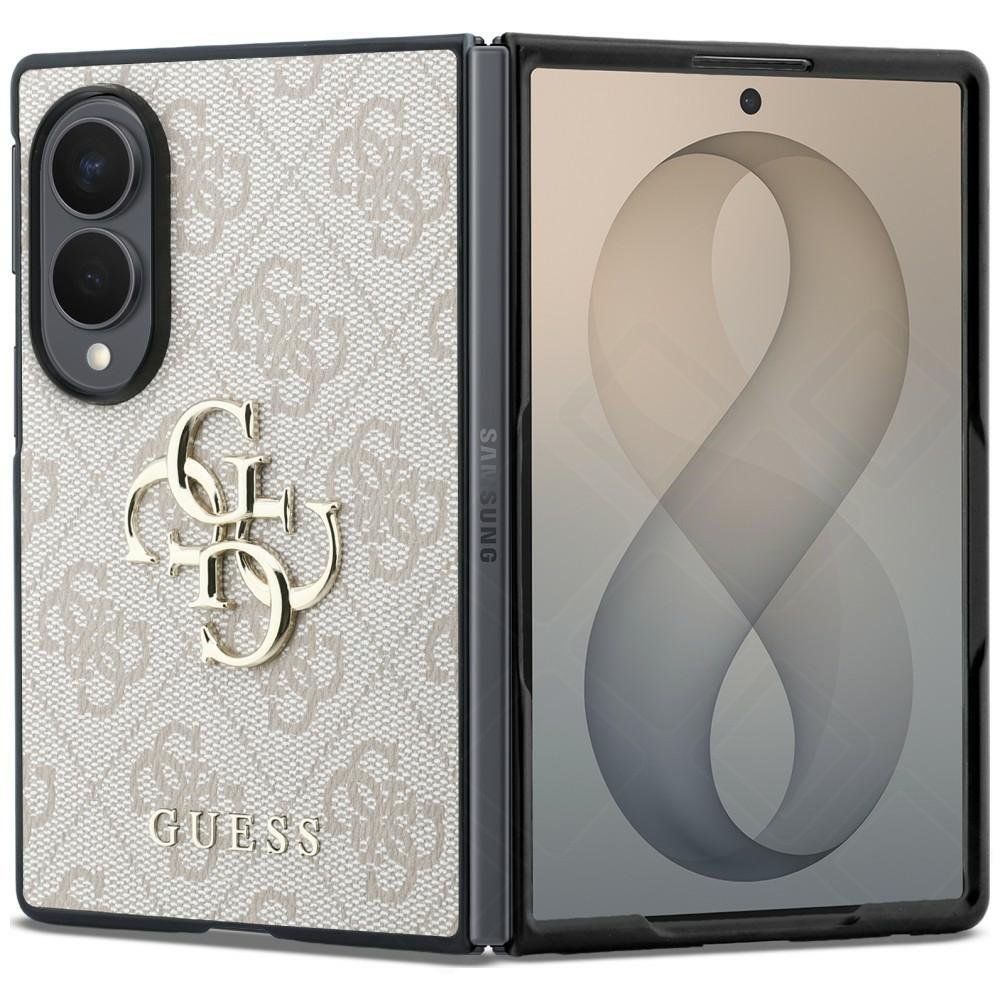 Guess PU 4G Metal Logo Case für F971B Samsung Galaxy Z Fold8 - pink