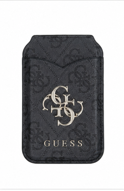 Guess PU 4G Mirror MagSafe Cardslot Stand - black