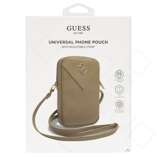 Guess PU Grained 4G Metal Logo Wallet - gold