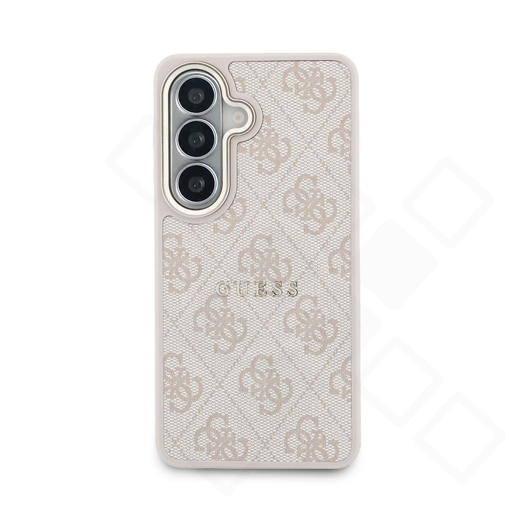 Guess PU Leather 4G Gold Frame Magnetic Case für S942B Samsung Galaxy S26 - pink