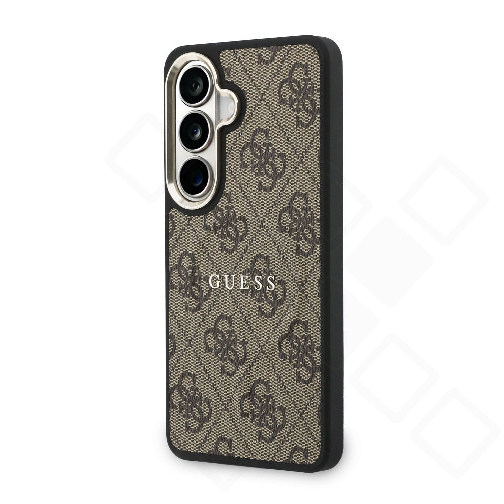 Guess PU Leather 4G Gold Frame Magnetic Case für S947B Samsung Galaxy S26+ - brown