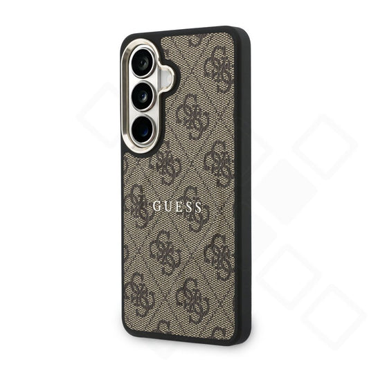 Guess PU Leather 4G Gold Frame Magnetic Case für S947B Samsung Galaxy S26+ - brown