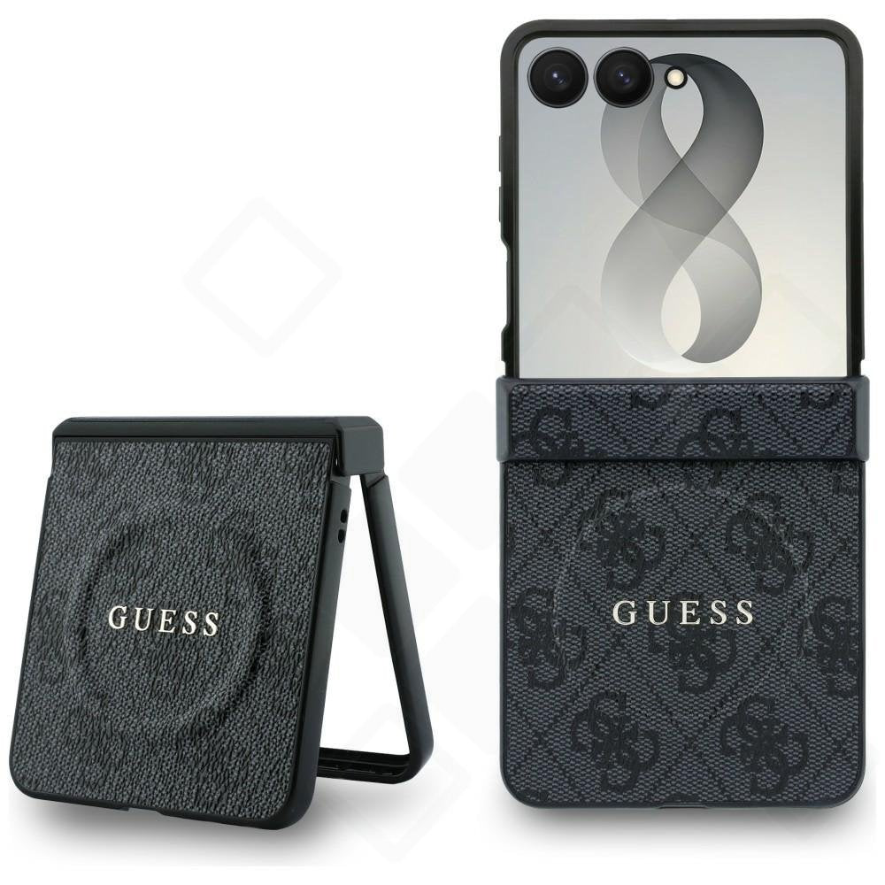 Guess PU Leather 4G Magnetic Case für F776B Samsung Galaxy Z Flip8 - black