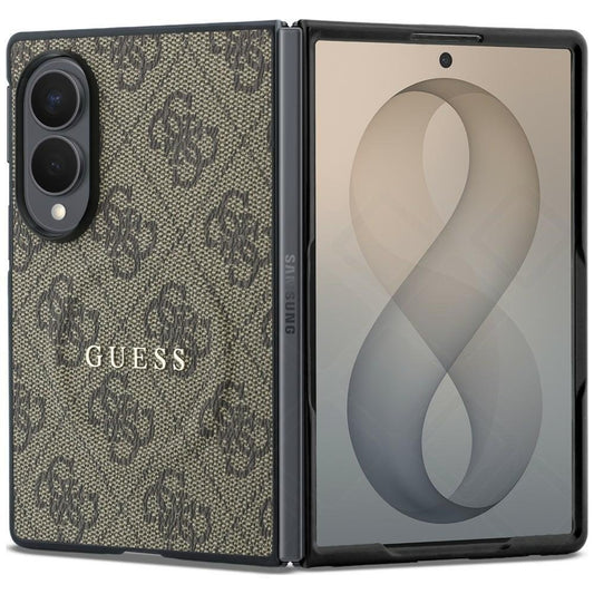 Guess PU Leather 4G Magnetic Case für F971B Samsung Galaxy Z Fold8 - brown