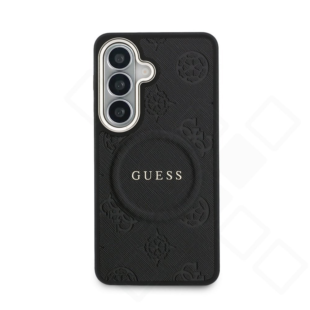 Guess PU Leather Peony Pattern Case für S942B Samsung Galaxy S26 - black
