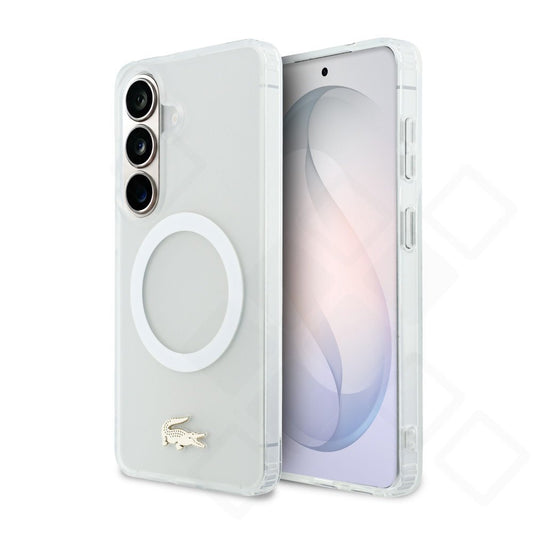 Lacoste Shockproof Hard Case für Samsung Galaxy S26 – Transparent