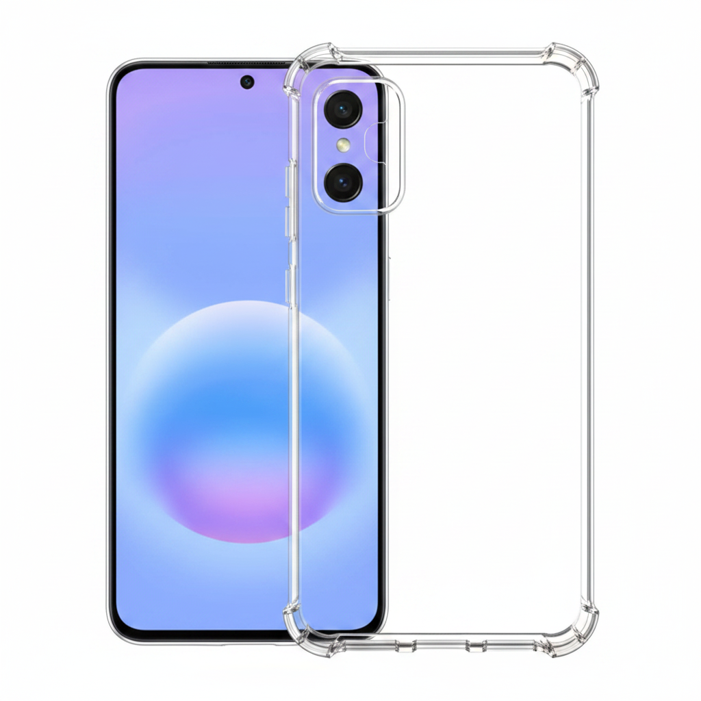 Mobeen Clear Cover für Samsung Galaxy A57 5G transparent aus flexiblem TPU