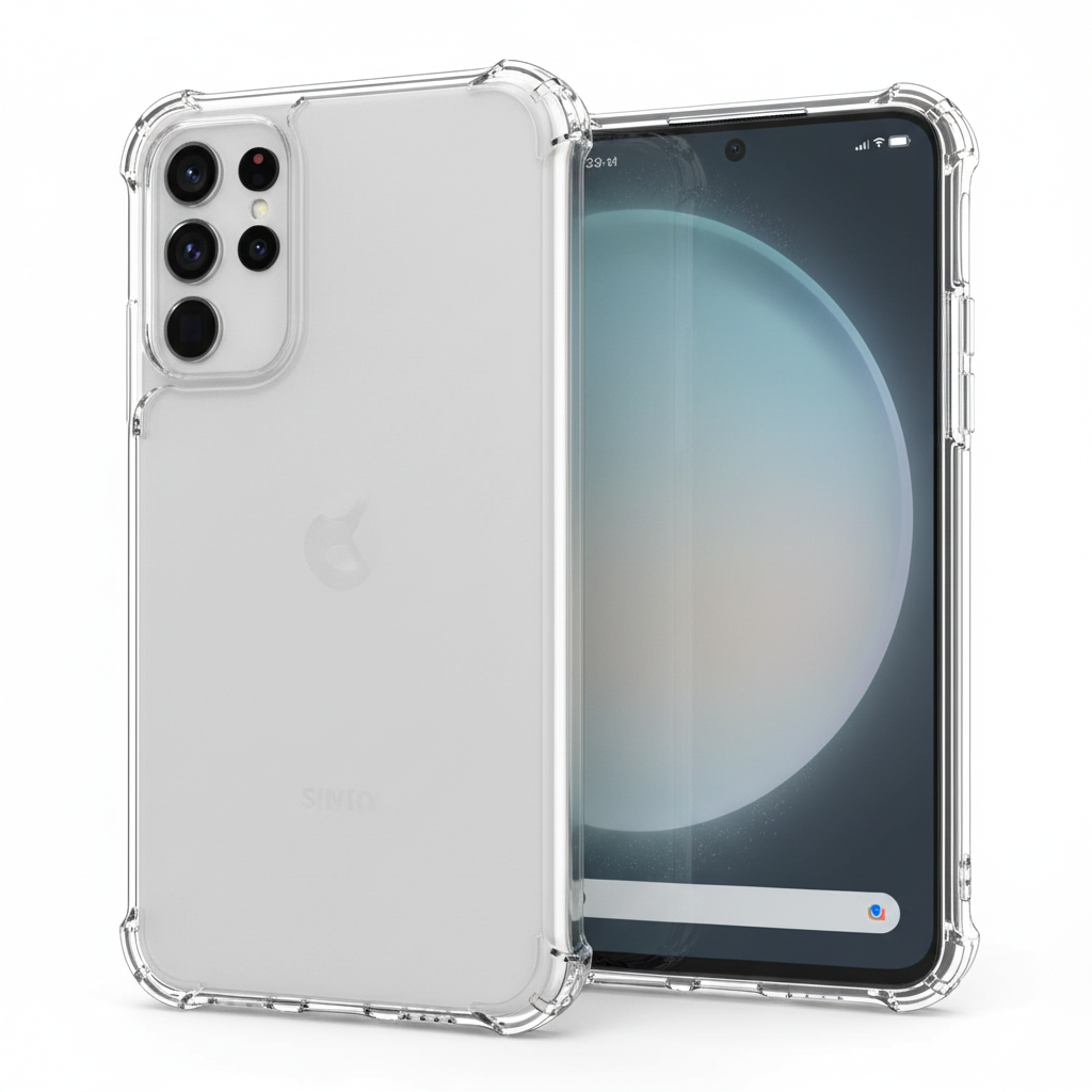 Mobeen Clear Cover für Samsung Galaxy S26+ transparent aus flexiblem TPU – Designed for Samsung